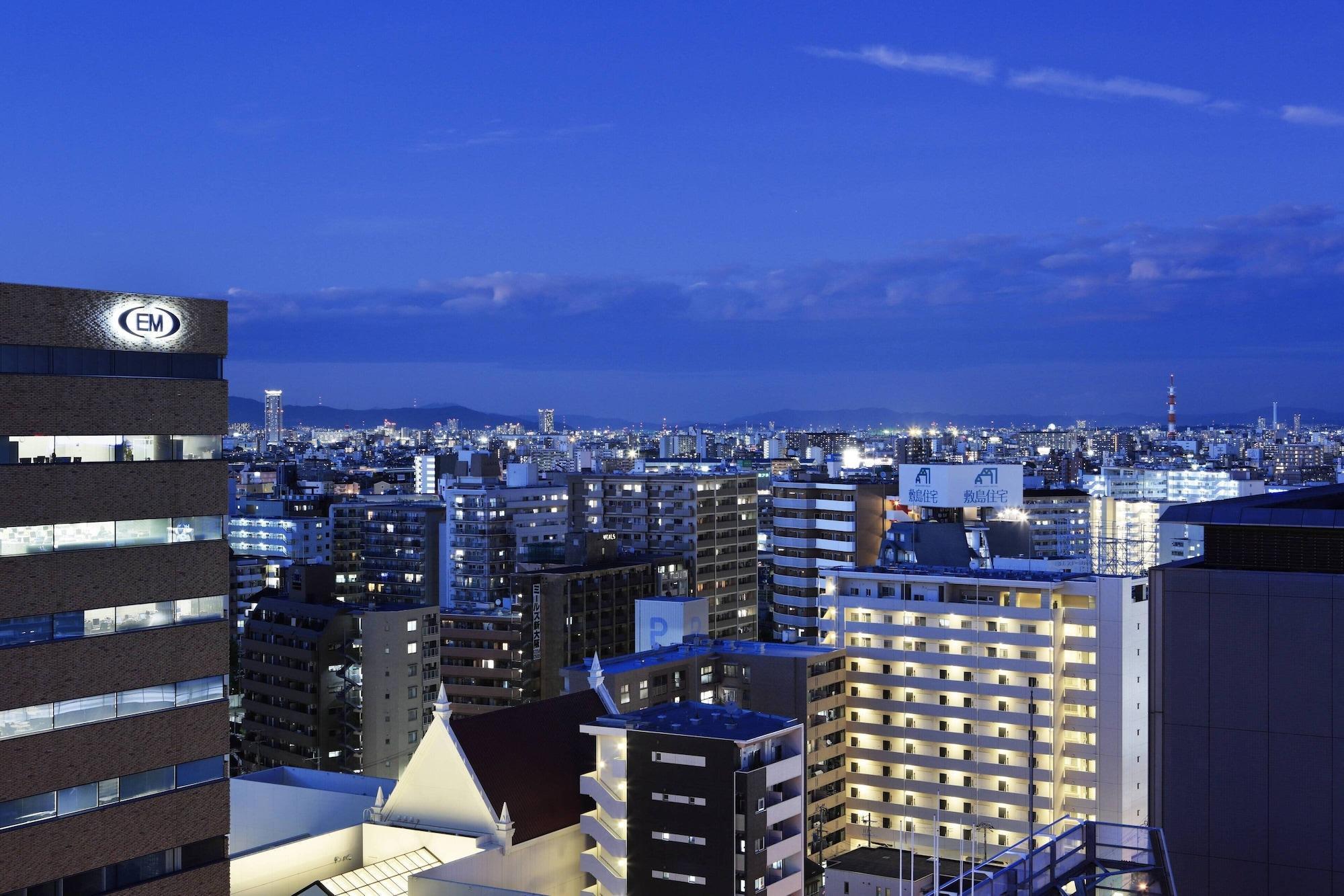 Courtyard By Marriott Shin-Osaka Station Hotel Exterior foto View from the hotel