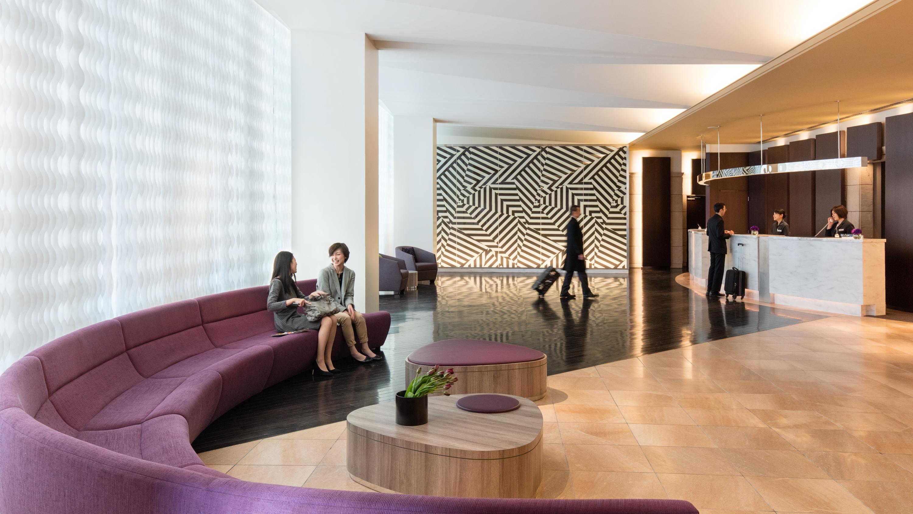 Courtyard By Marriott Shin-Osaka Station Hotel Exterior foto The lobby of the hotel